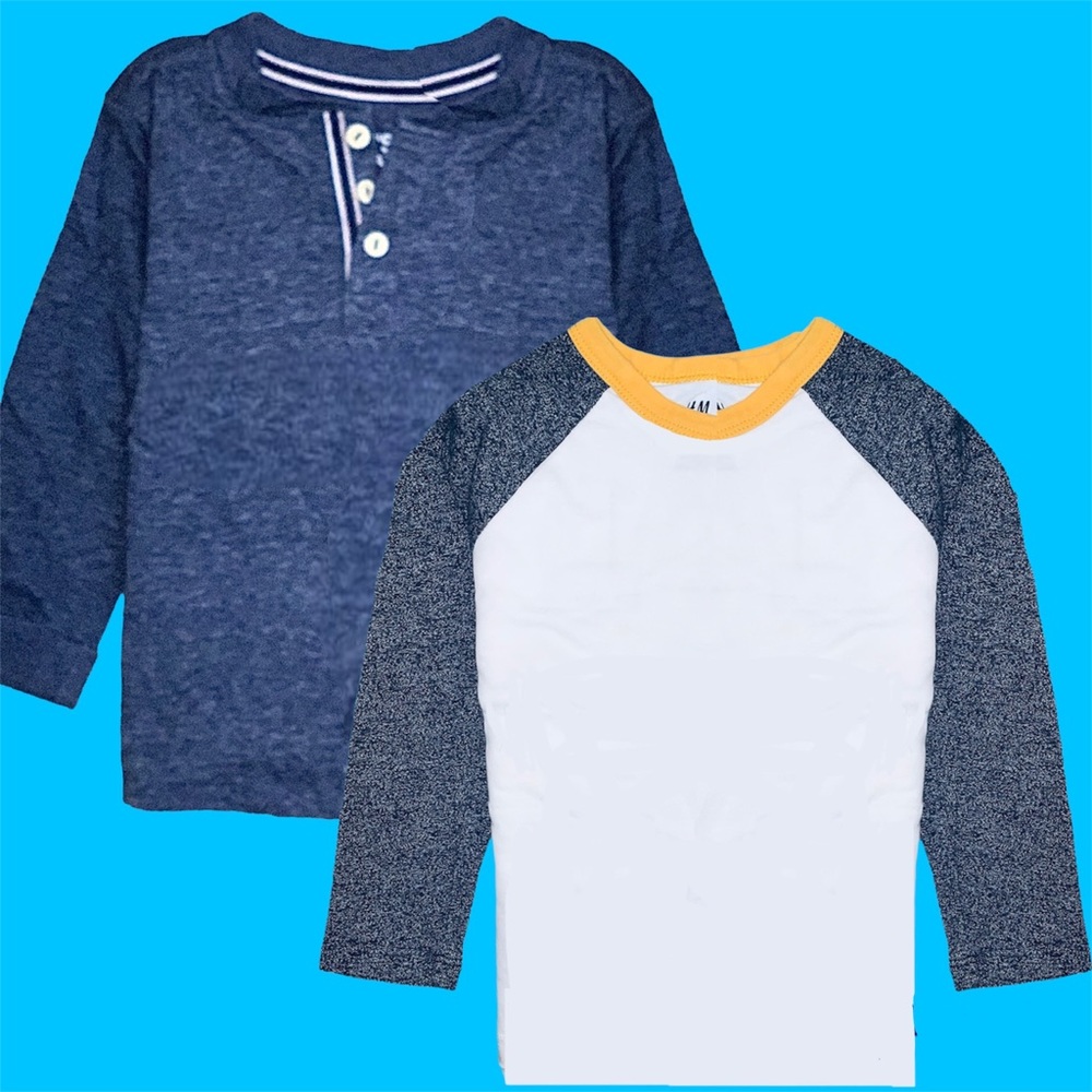 NWT 2Pc H&M, Smiths Shirt Pullover Crewneck Cotton Kids Boys Girl Toddler Gift